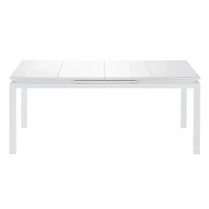 Стол садовый раздвижной Naterial Odissea Easy 180-240х90х76.5 см алюминий белый 81956371 STLM-2009705