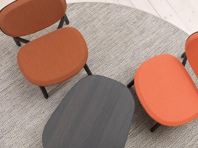 ZEITRAUM Низкий овальный деревянный журнальный столик Twist sun-id-1408921 - Вид №4