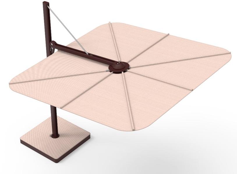 Umbrosa Регулируемый квадратный зонт sunbrella® с боковой стойкой Spectra ux sun-id-1372490 - Вид №2