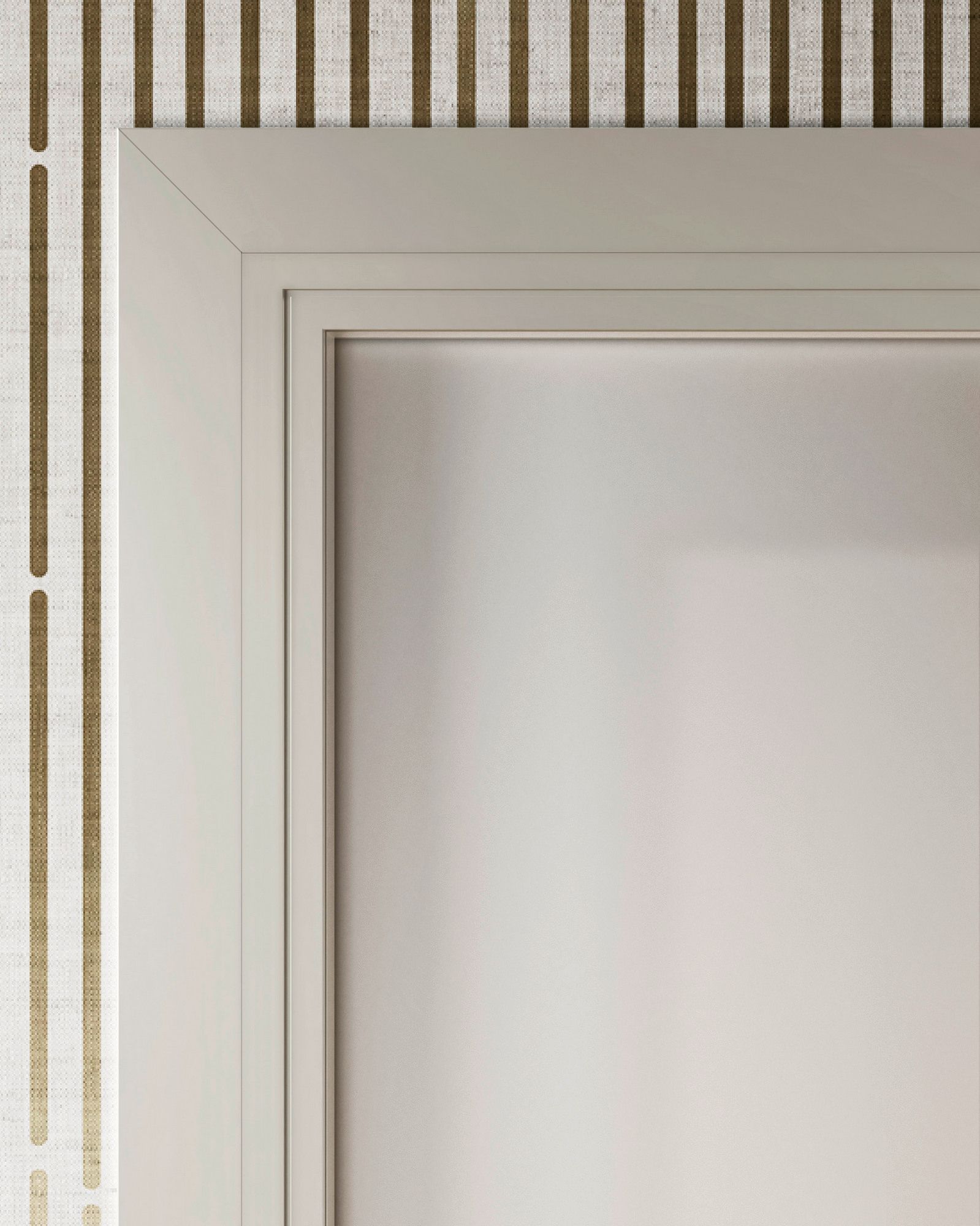 Стеклянная и алюминиевая распашная дверь BLUINTERNI Quadro-Frame ARCH-00043088 - Вид №1