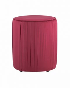 Пуфик круглый фиолетовый велюровый малый "Мира" STOOL GROUP  00-3958866 Фиолетовый