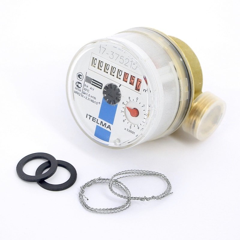 Cчетчик для холодной воды ИТЭЛМА WFK20 L=80 30˚C WFK20D080 - Вид №1