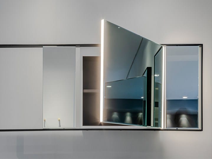 Настенное зеркало с контейнером для ванной комнаты Vallvé PERÍMETRO ARCH-00076025 - Вид №3