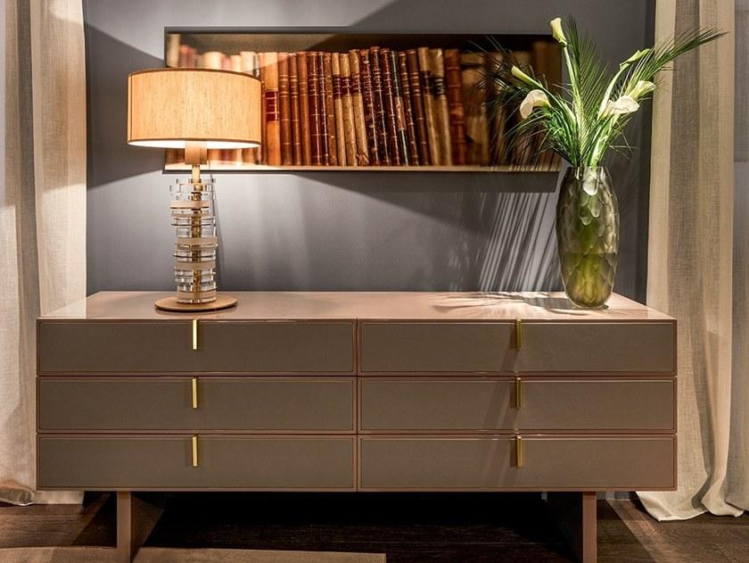 Paolo Castelli Лакированный комод из мдф и воловьей кожи Fine sun-id-1397979 - Вид №9