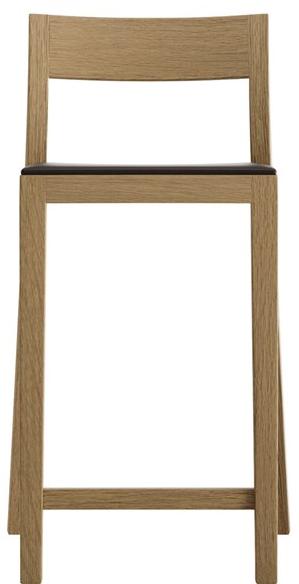 horgenglarus Высокий табурет из массива дерева со спинкой Lyra 11-680 - Вид №7