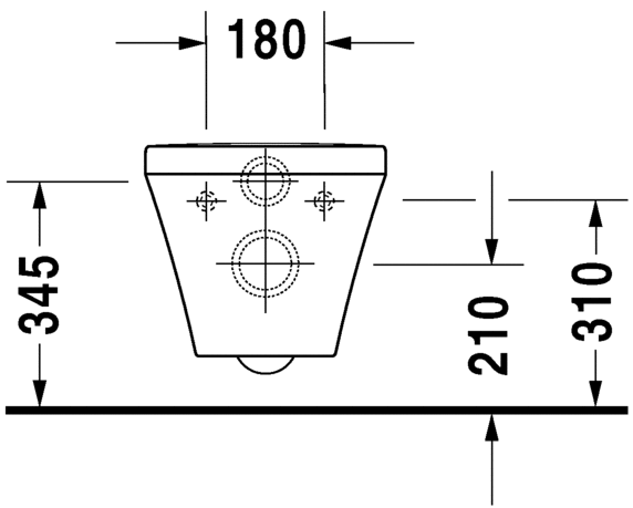 2551092000 Подвесной унитаз настенный Белый Duravit Durastyle Германия - Вид №6