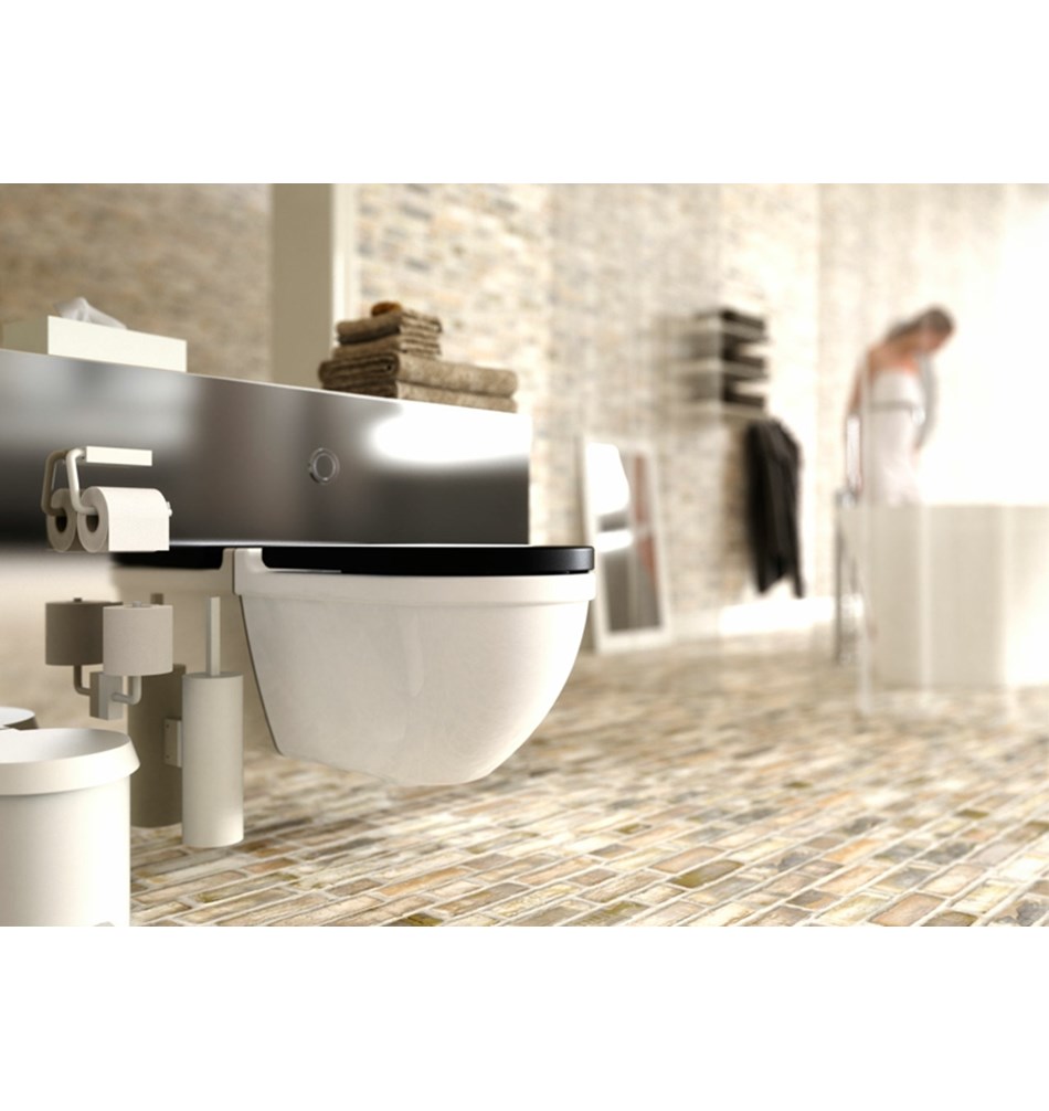 FROST Ершик для унитаза 4, настенный » белый Нержавеющая сталь Белый Q302336576  - Вид №3