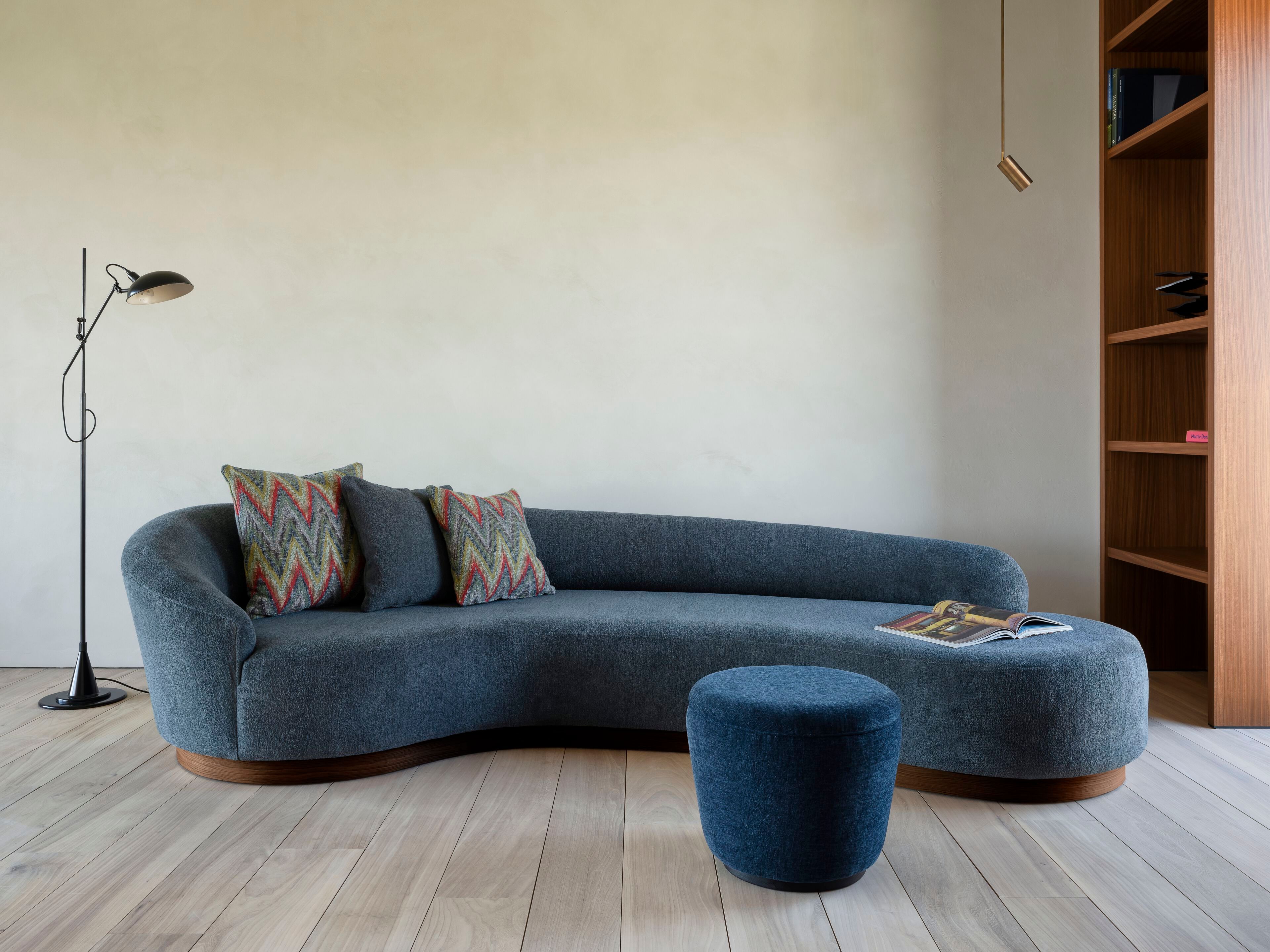 Изогнутый диван из ткани Collett & Victor Анна ARCH-00076643 - Вид №1