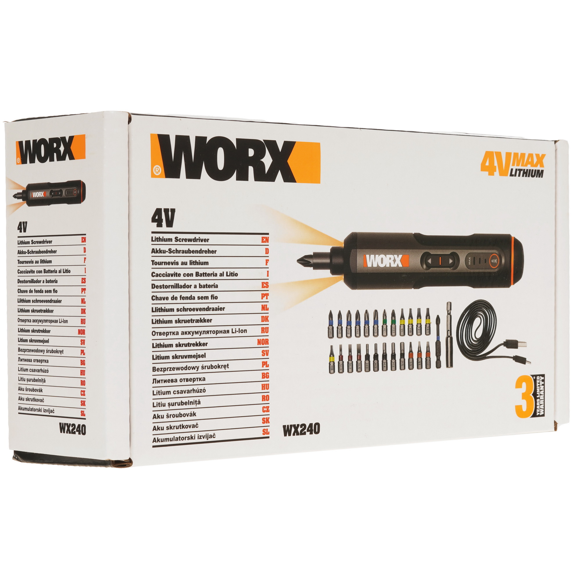 Аккумуляторная отвертка Worx WX240 9085534 STDN-0070701 - Вид №8