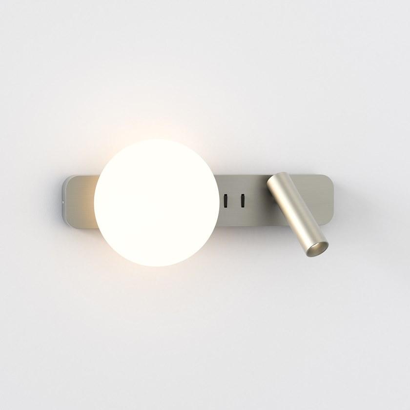 Astro Lighting Алюминиевая лампа для чтения прямого и непрямого света в современном стиле с фиксированным кронштейном Zeppo sun-id-1501885 - Вид №12