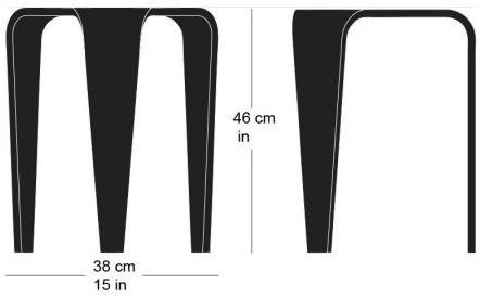 Табурет складной из бука  11-020 Santreyd  - Вид №3