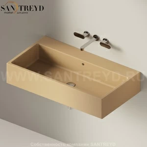 5051.9004 Подвесная раковина настенная прямоугольная Ceramica Flaminia Acquagrande