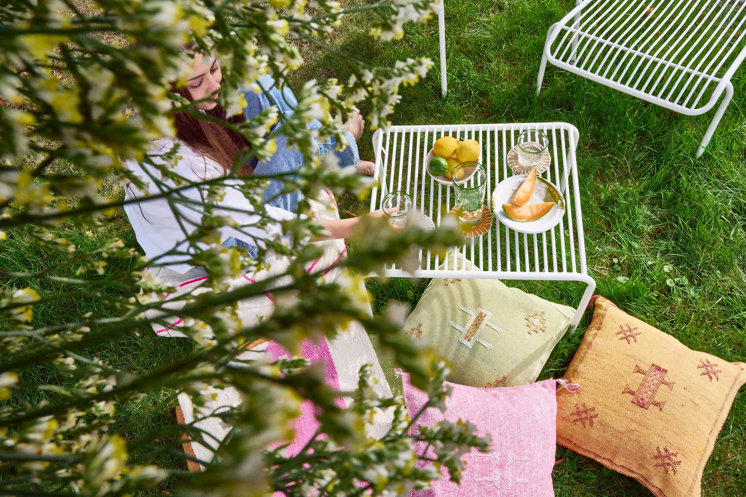 Квадратная подушка из растительных волокон POMAX MOIRA ARCH-00030104 - Вид №2