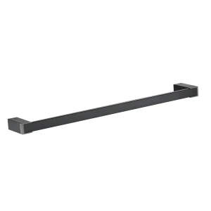 Держатель для полотенца Flat 60 см цвет черно-серый