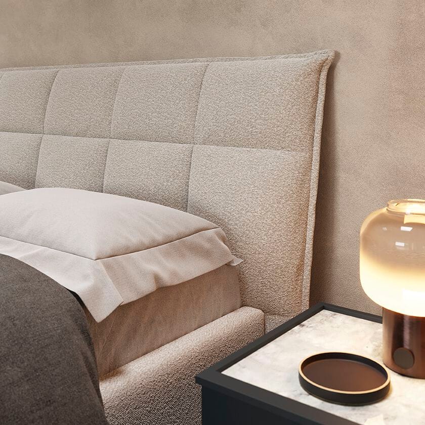 Двуспальная кровать из ткани с мягким изголовьем Febal Casa PHILIPPE ARCH-00079183 - Вид №2