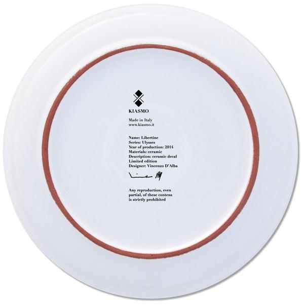 Kiasmo Керамическая тарелка Ulysses 2014kddulyi - Вид №2