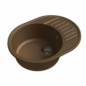 RQ34 шоколад Мойка кухонная прямоугольная Raiber