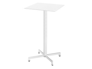 Высокий квадратный стальной стол для контракта