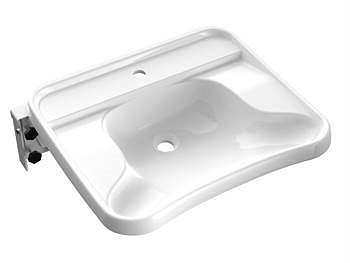 500.656.01.2 Подвесная раковина настенная прямоугольная IFO  белая  - Вид №2