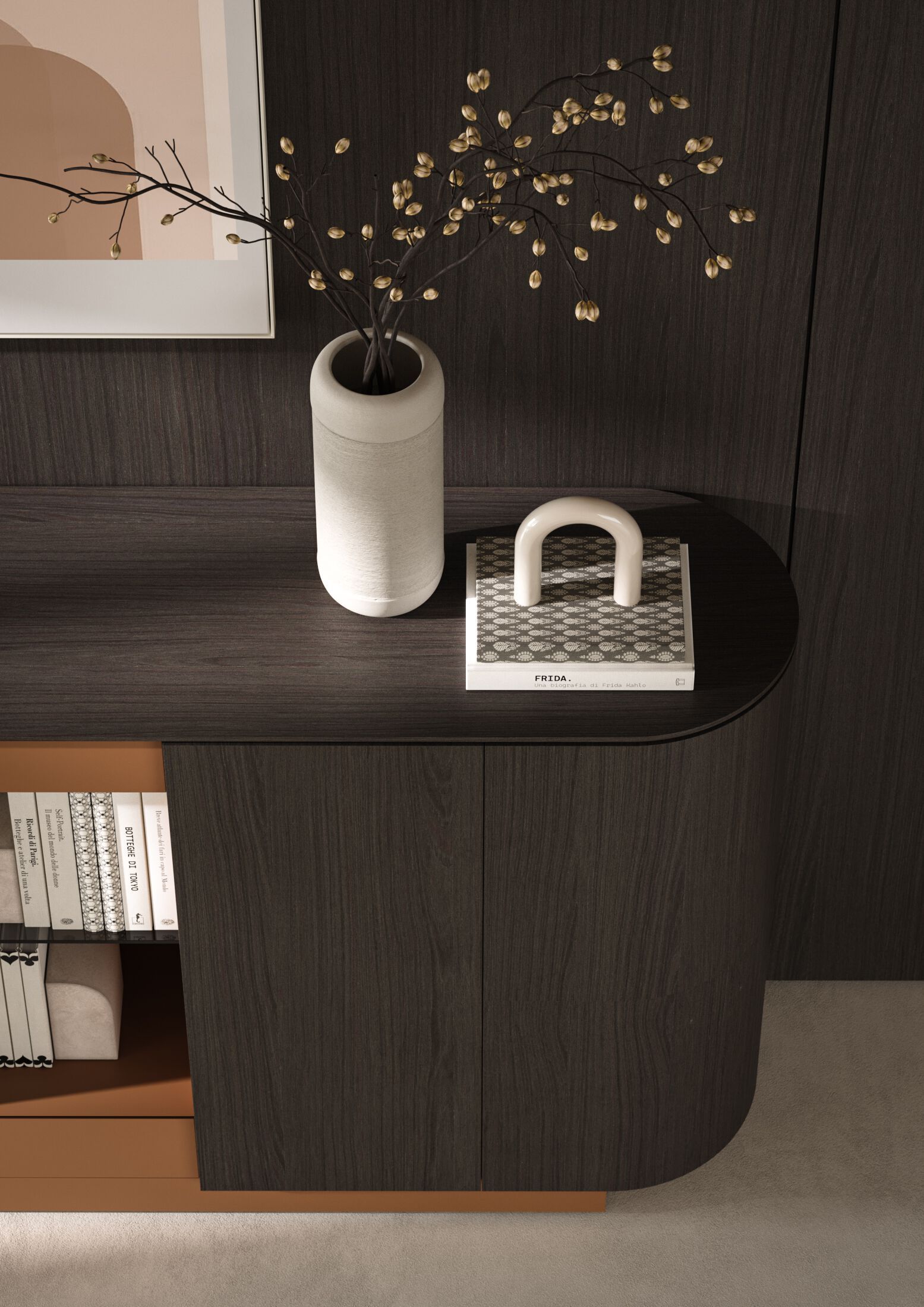 Шкаф из дуба с распашными дверями PROF Dea ARCH-00116449 - Вид №23