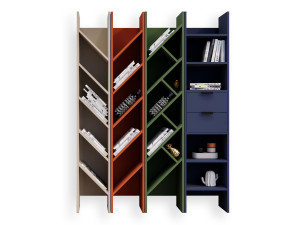 Книжный шкаф с ящиками