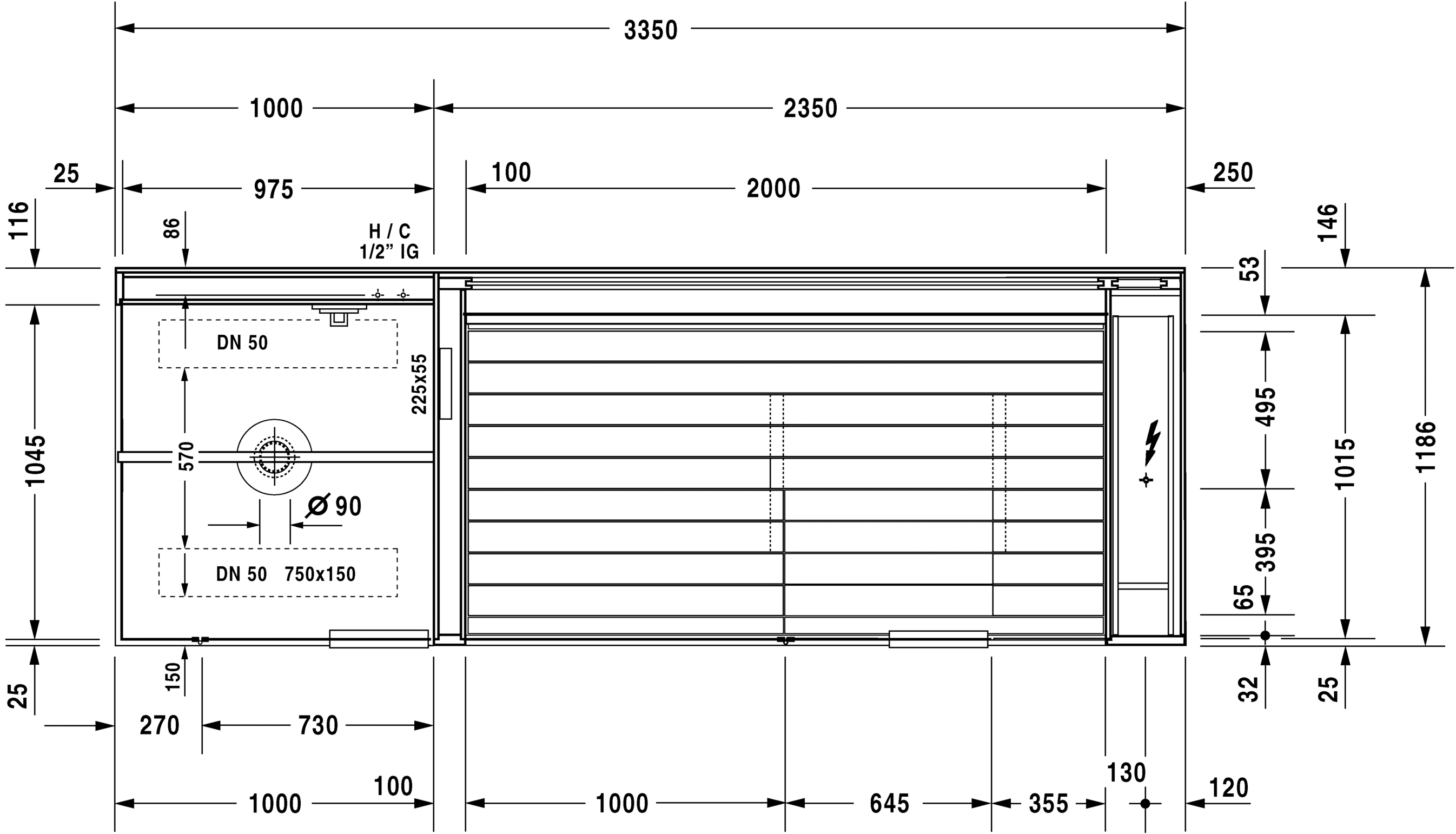750613002011000 Inipi Сауна Inipi Ama, отдельно стоящая
Исполнение: американский орех (нат.шпон) Белый глянцевый декор Duravit  - Вид №1