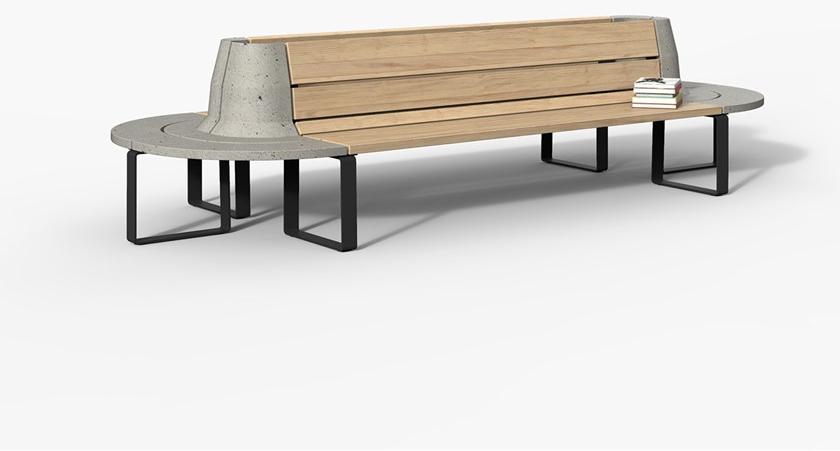 Nola Industrier Модульная скамья со спинкой sun-id-1394034 - Вид №5