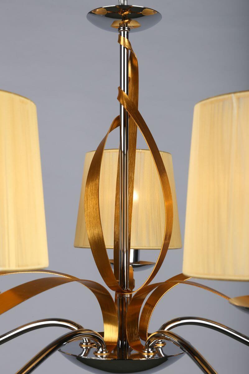 Подвесная люстра Omnilux OML-61603-05 OMNILUX ДИЗАЙНЕРСКИЕ 185644 Бежевый  - Вид №3