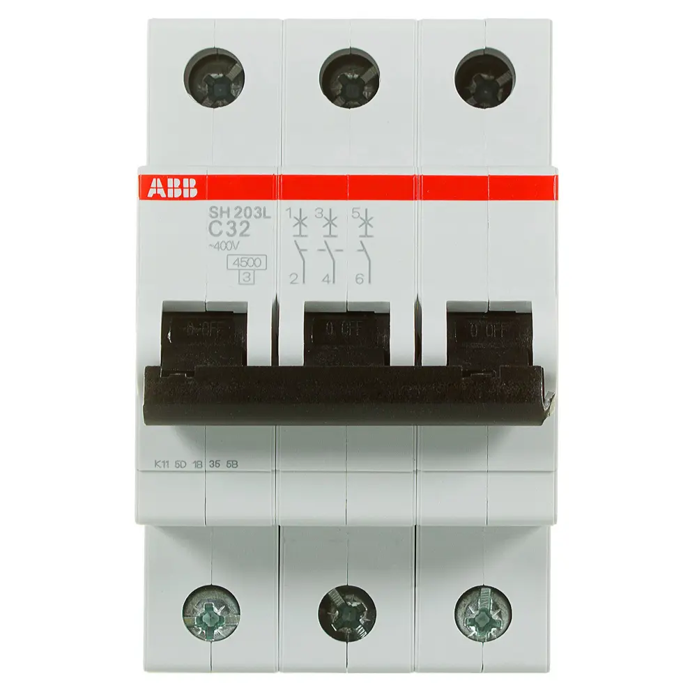 Автоматический выключатель ABB SH203L 3P C32 А 4.5 кА 2CDS243001R0324 10062045 STLM-2172460  - Вид №1