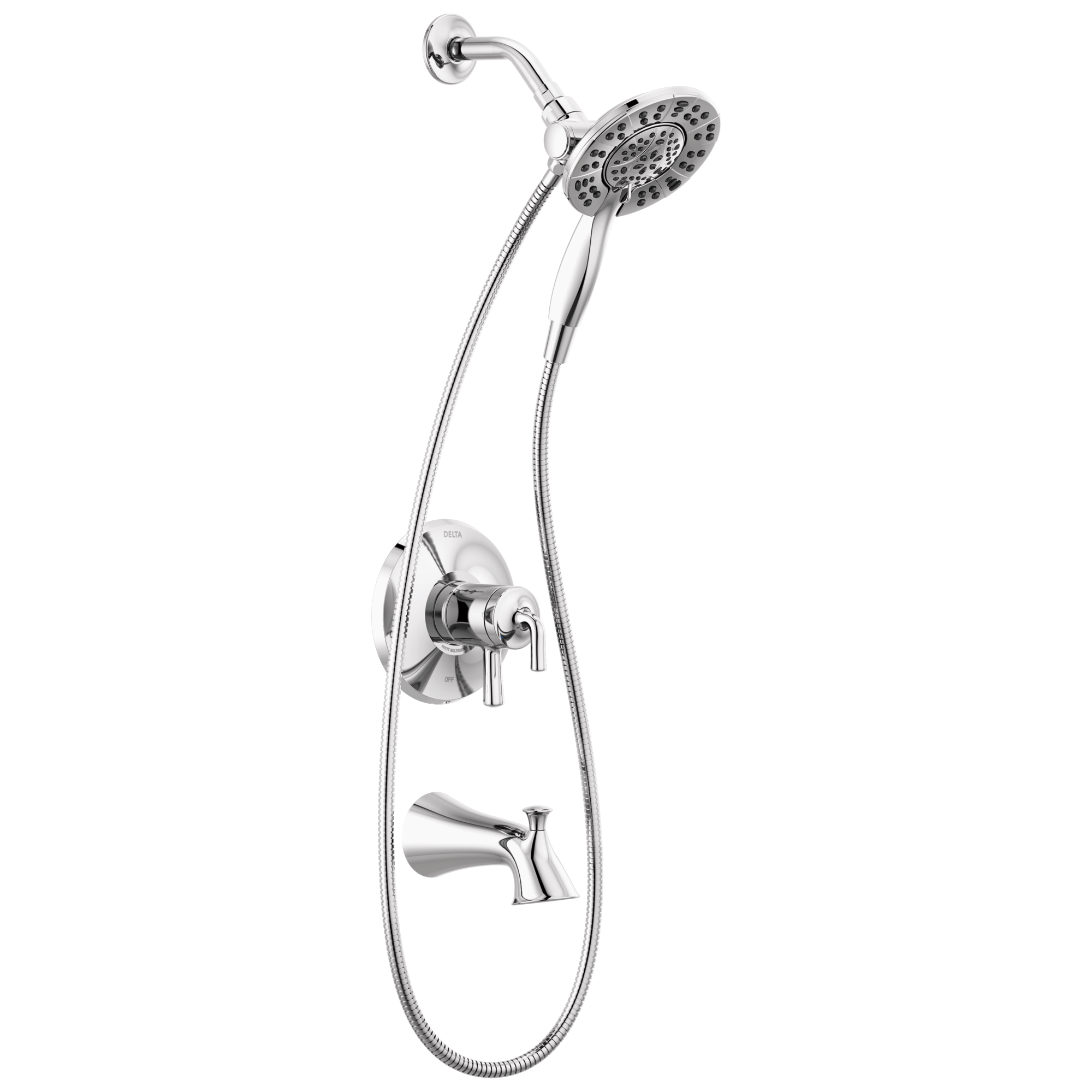 T17433-I Ванна и облицовка для душа Monitor 17 Series Delta Faucet Kayra Хром