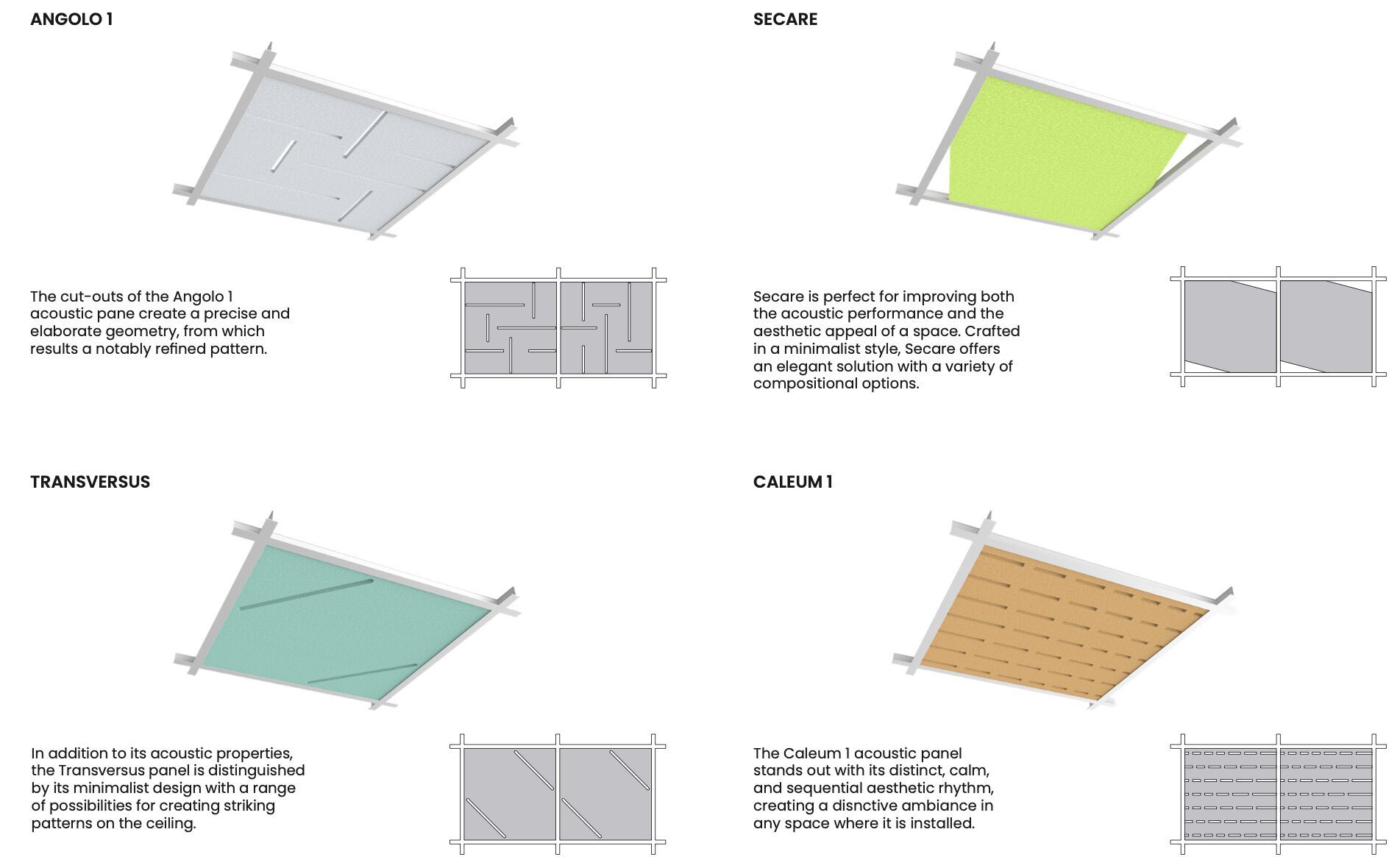 Потолочная офисная акустическая панель Askia FLAT ARCH-00003260 - Вид №3