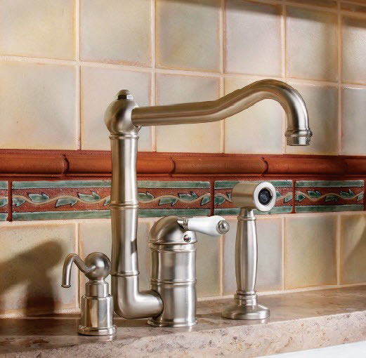 1457 ** 18 Смеситель для мойки настенный Nicolazzi Series Classic  - Вид №9