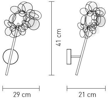 Slamp Настенный светильник Mille bolle sun-id-1368575 - Вид №3