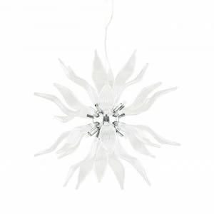 Подвесной светильник Ideal Lux Leaves SP8 Bianco IDEAL LUX ДИЗАЙНЕРСКИЕ, LEAVES BIANCO 072525 Белый