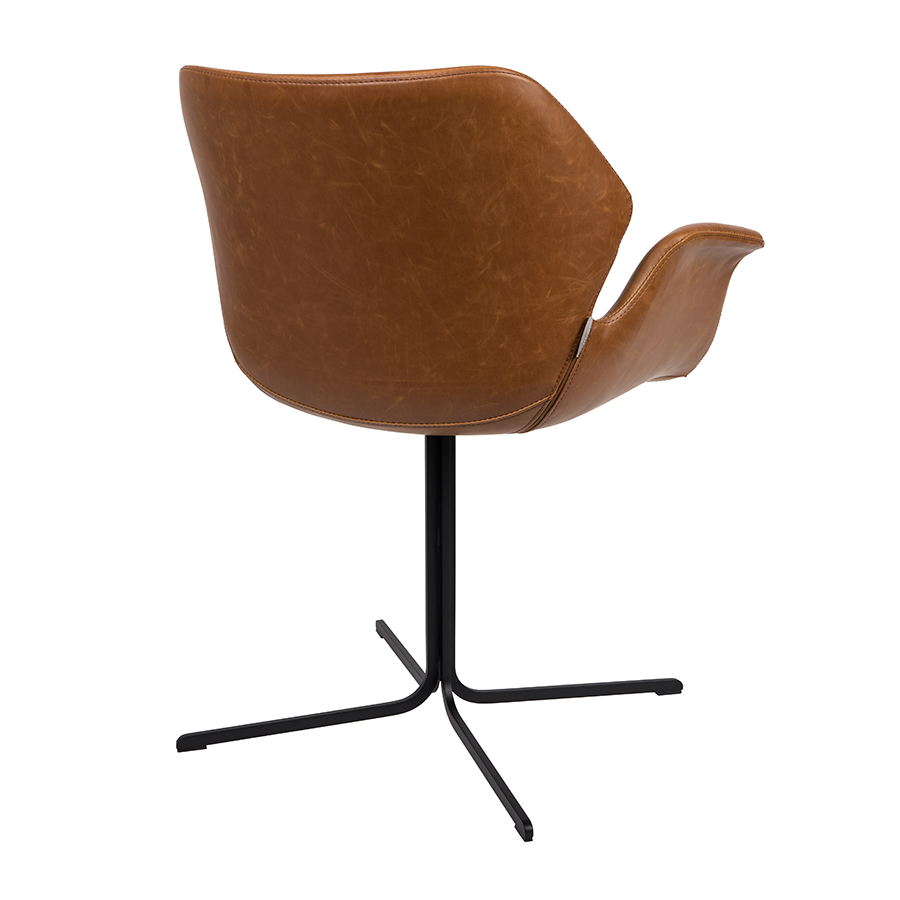 Кресло Nikki коричневое Zuiver 1200140 - Вид №4