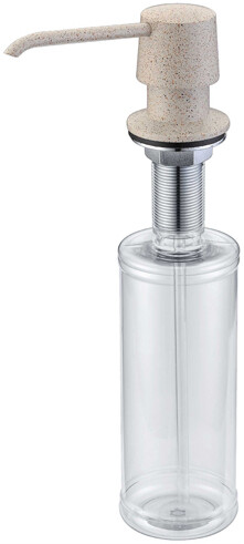 Встраиваемый дозатор ZorG Inox ZR-20 ПЕСОЧНЫЙ для жидкого мыла, песочный