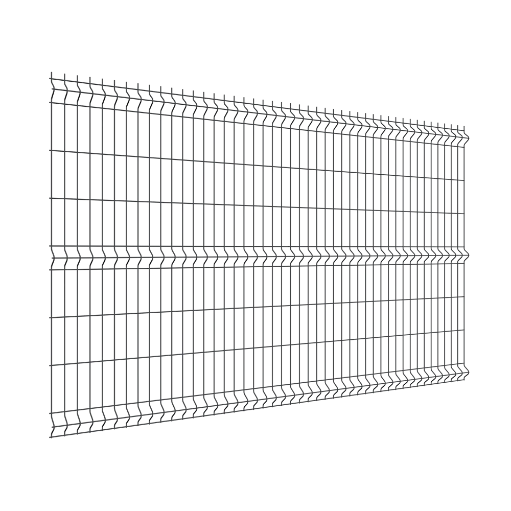 3D панель для забора Grand Line Light 2.5x1.53 м полиэстр RAL 7024 графит STLM-2071882