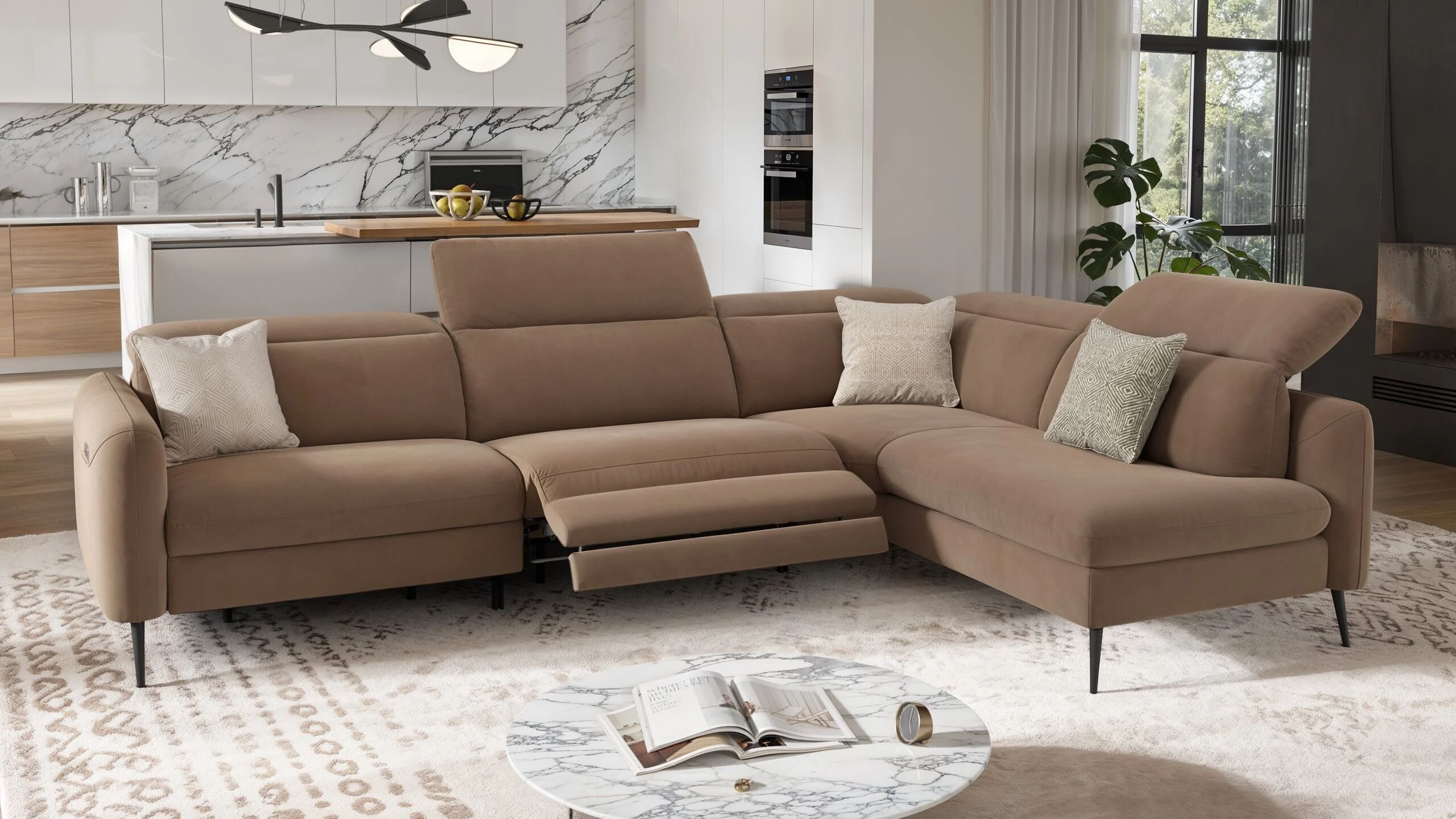 Угловой диван из ткани Sofanella Мессина ARCH-00091517 - Вид №3