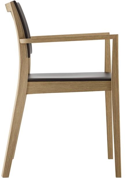 horgenglarus Штабелируемый стул из массива дерева с подлокотниками  6-590a  - Вид №14