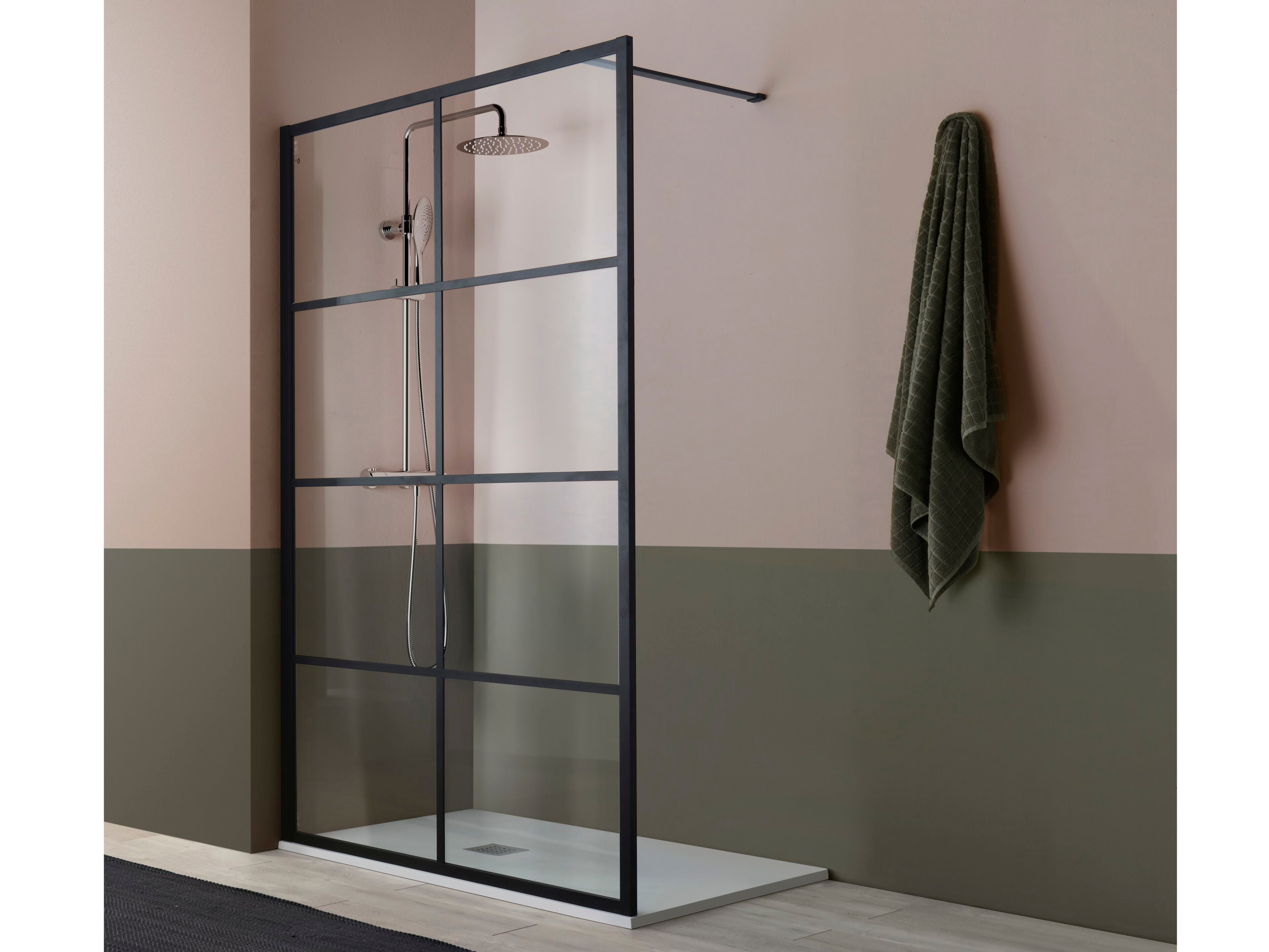 Алюминиевый и стеклянный душ TAMANACO 8PAR53W ARCH-00037009