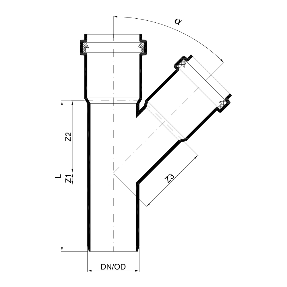 02215 Тройники Tece  - Вид №1