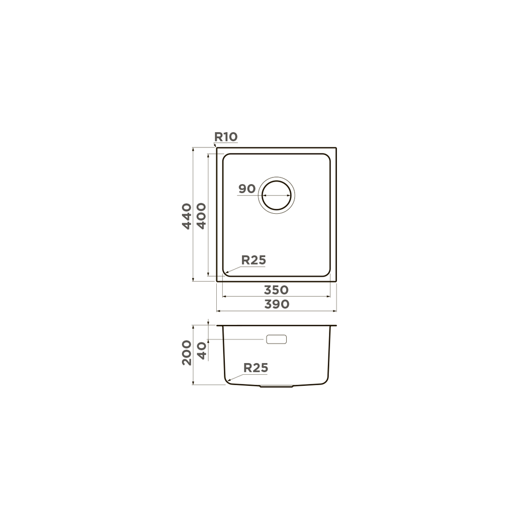 Кухонная мойка Tadzava 39-U/I GM OMOIKIRI 4993079 - Вид №4