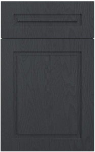 Фасады для кухни Модерн Фрезеровка «Ла Дефанс» Ясень графит атласный №524