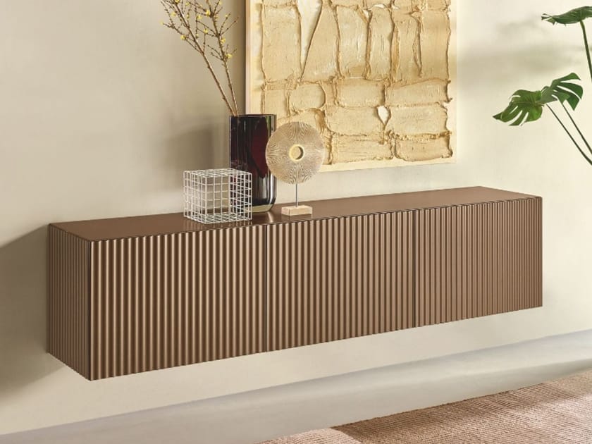 Подвесной шкаф из лакированного дерева RIFLESSI Onda ARCH-00104775