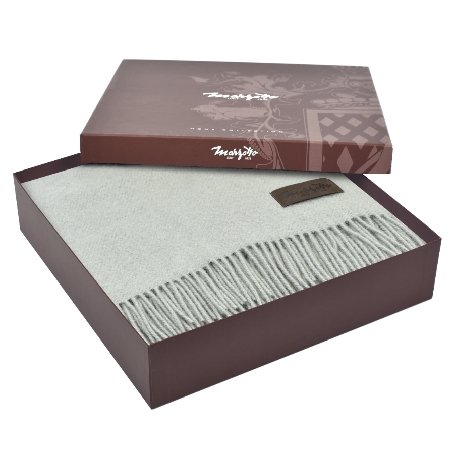 Плед шерстяной Dalia, 130х180 см, серый MARZOTTO DALIA3227 - Вид №2