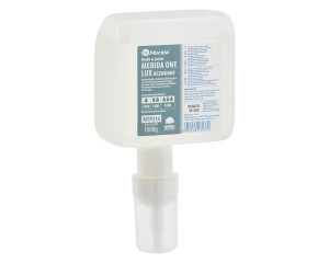MTP214 Пенное мыло ONE LUX БЕЗ ЗАПАХА, одноразовый сменный блок с пенообразующим насосом для автоматических дозаторов, 1000 г, без отдушек Merida