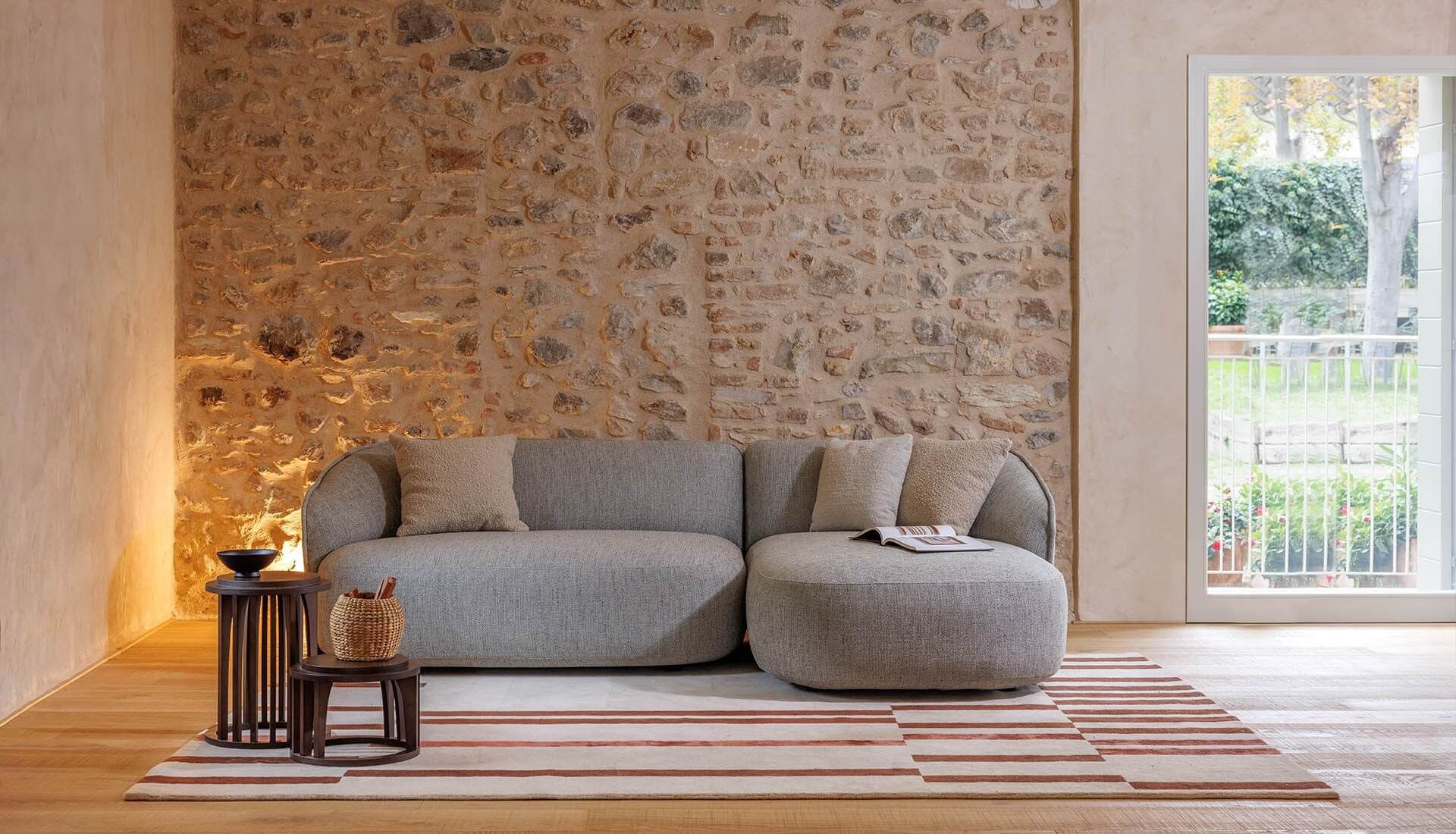 Секционный диван из ткани True Design SIBYLLA ARCH-00100164 - Вид №6