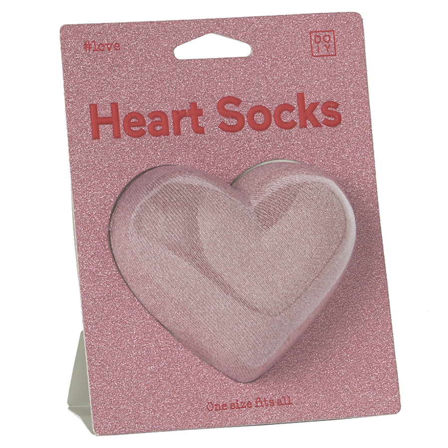 DYHEASOPK Носки heart socks розовые Doiy  - Вид №2