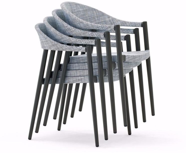 Varaschin Мягкое садовое кресло с подлокотниками Clever sun-id-1492811 - Вид №5