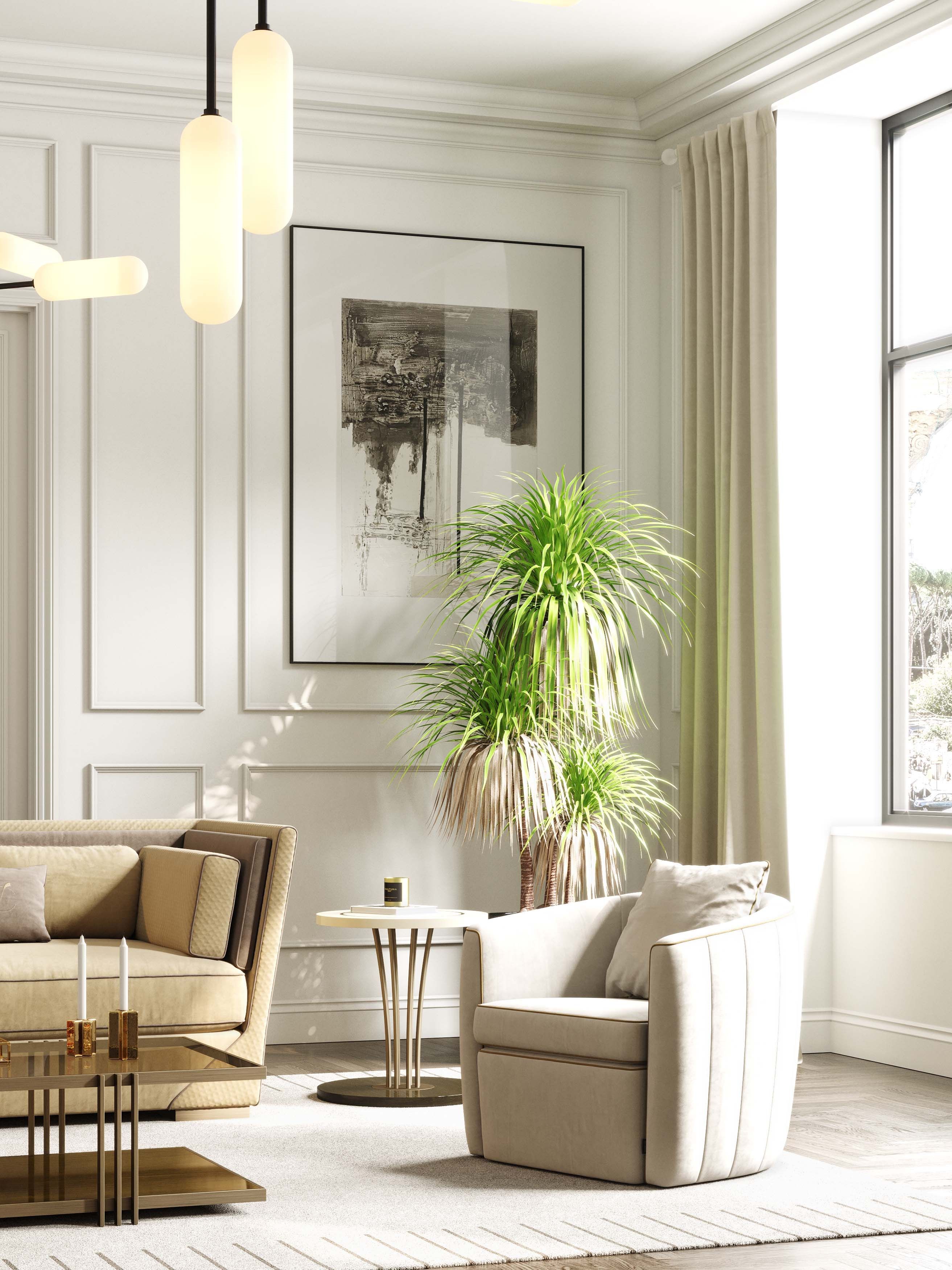 Бархатное кресло с подлокотниками Stylish Club Fortune ARCH-00031938 - Вид №11